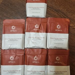 Optavia chewy chocolate chip cookie mix, lot of 7